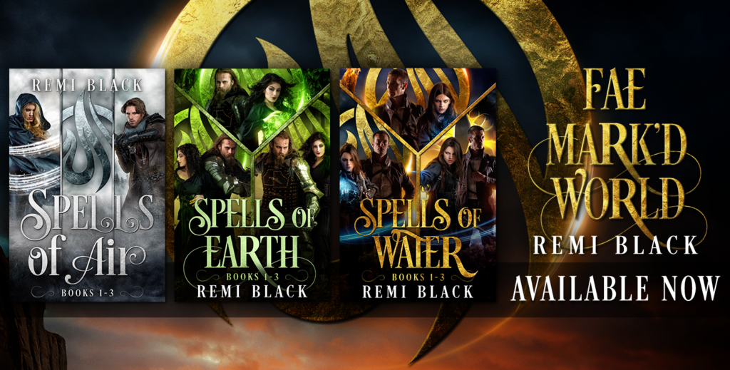 fantasy trilogies from Remi Black in the Fae Mark'd World